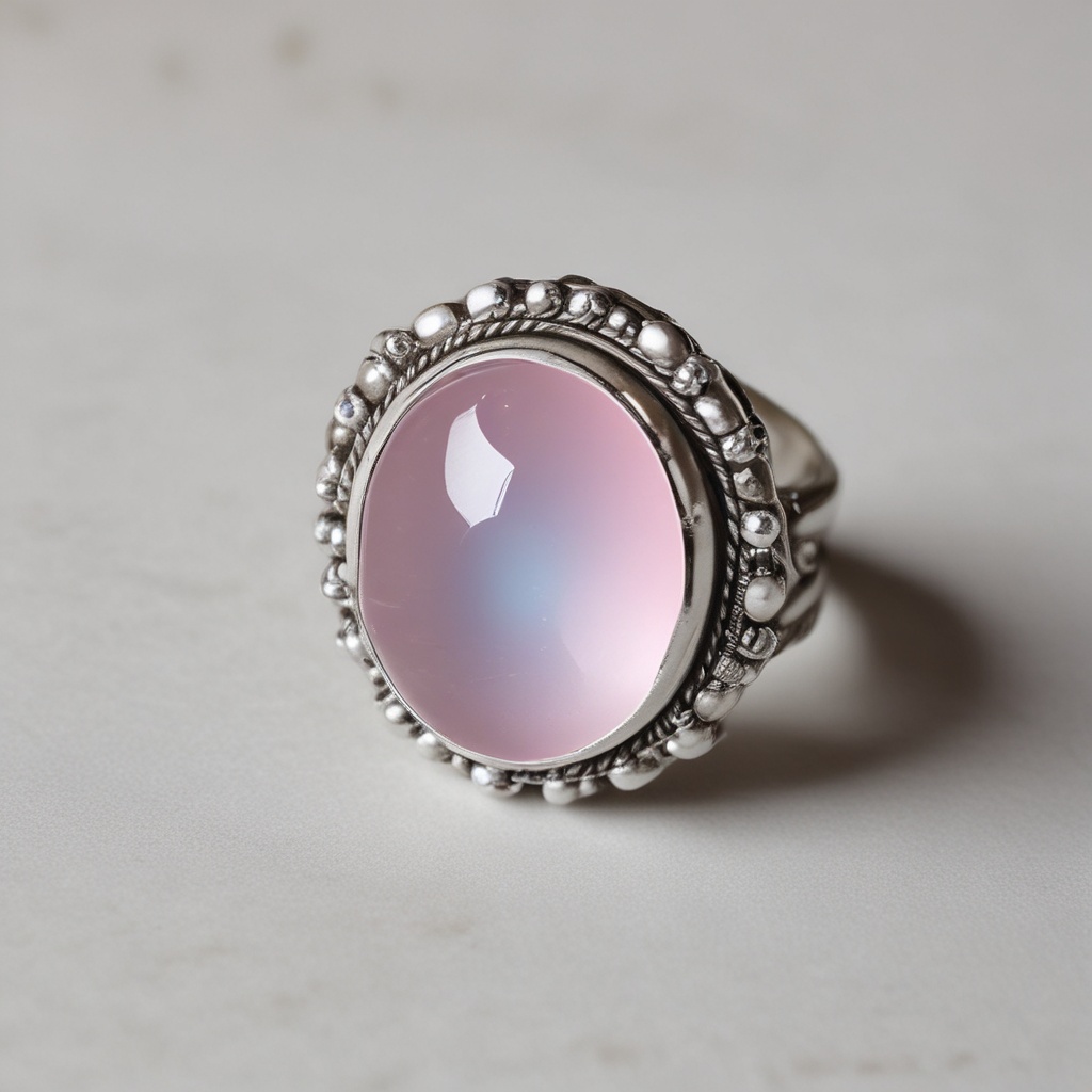 Pastel-colored glass ring number 2